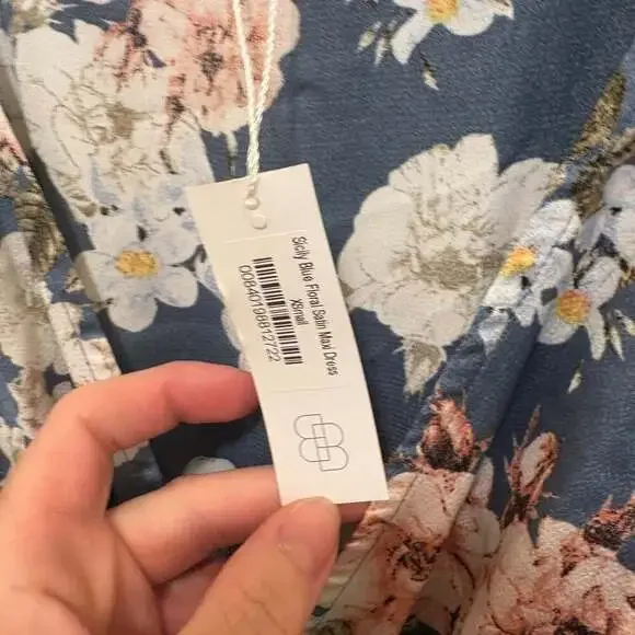 Baltic Born Birdie Blue Blush Floral Maxi Dress - Picture 4 of 9